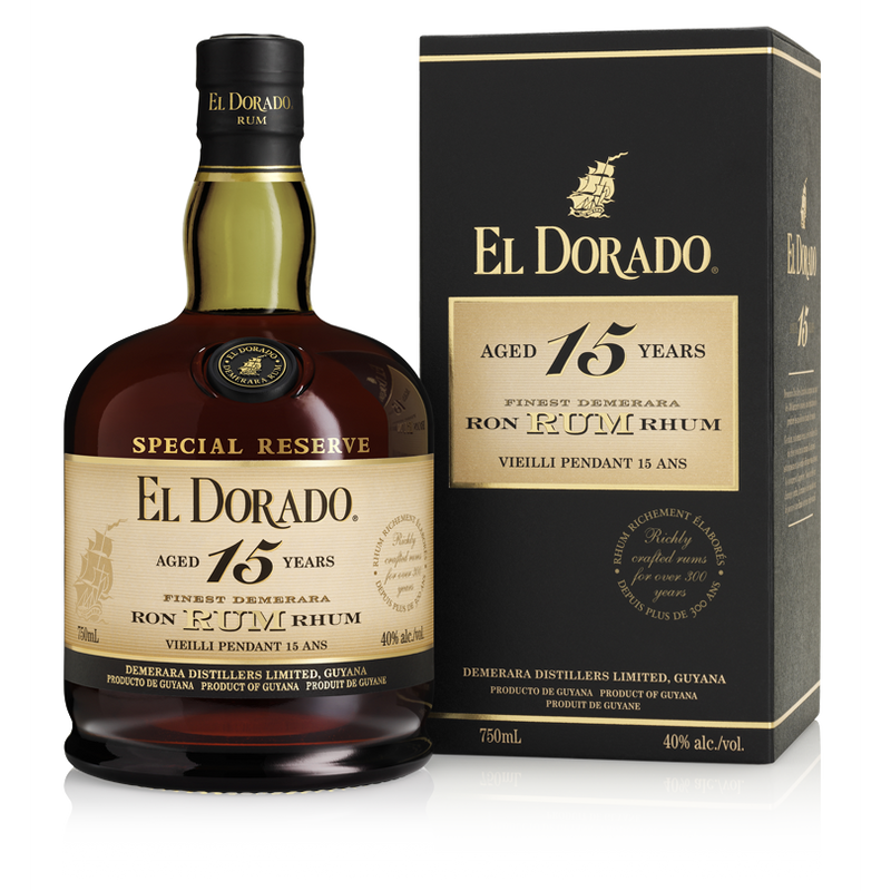 El Dorado 15 Years Old Casked Aged Rum
